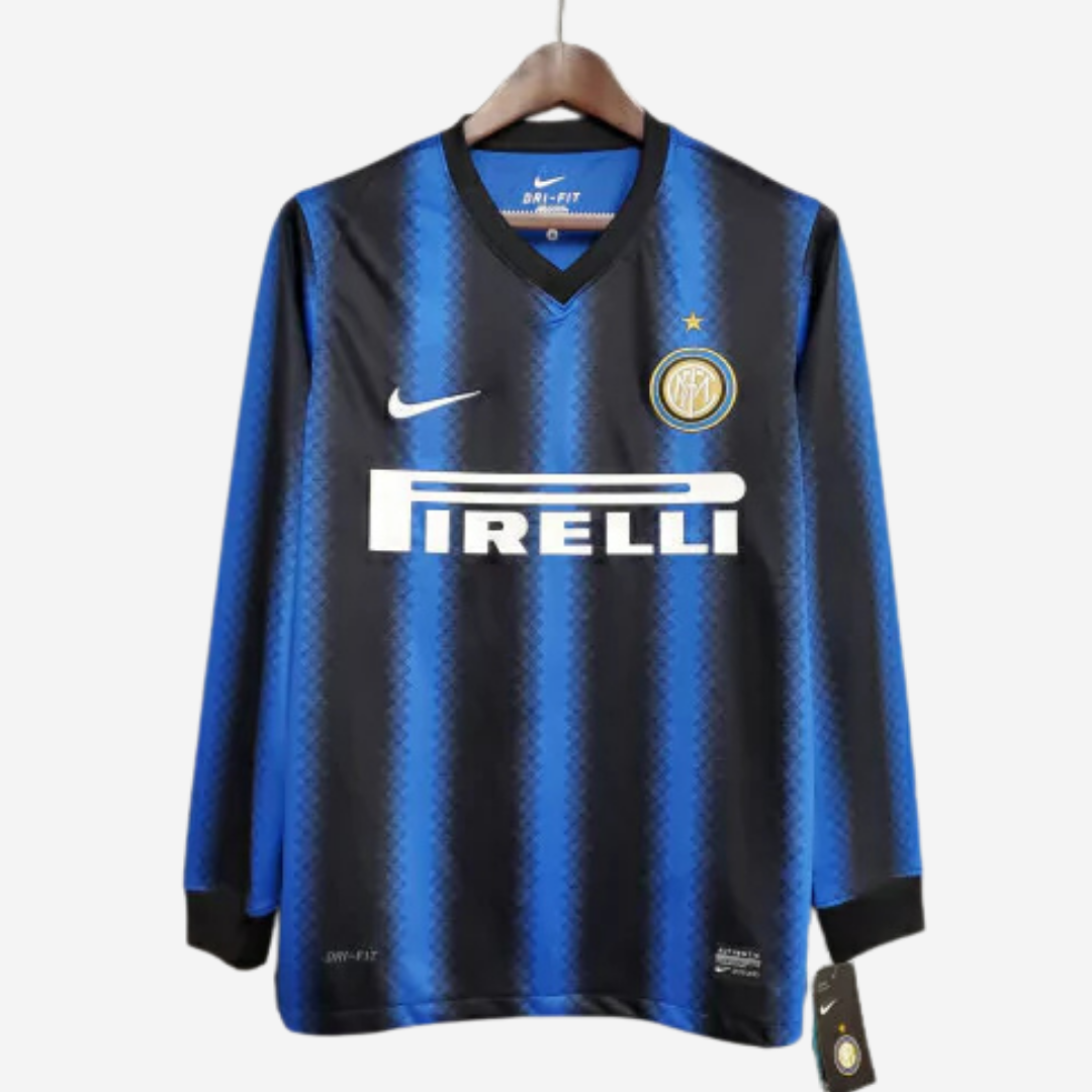 Camisa Manga Longa Inter de Milão Retrô 2010/11 l