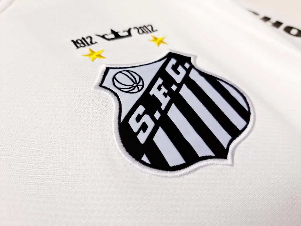 Camisa Santos 2012 (# NEYMAR JR - 11) - Versão Retro