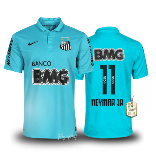Camisa Santos 2012 III (# NEYMAR JR - 11) - Versão Retro