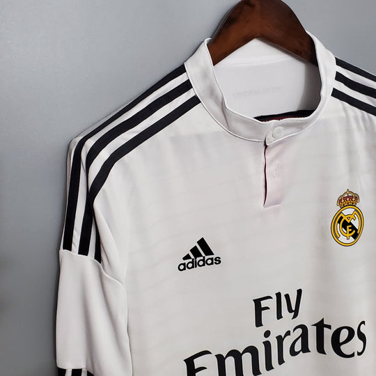 Camisa Real Madrid Titular 14/15 - Versão Retro Manga Longa